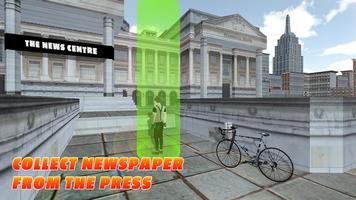 City Bicycle Simulation : Newspaper Delivery screenshot 2