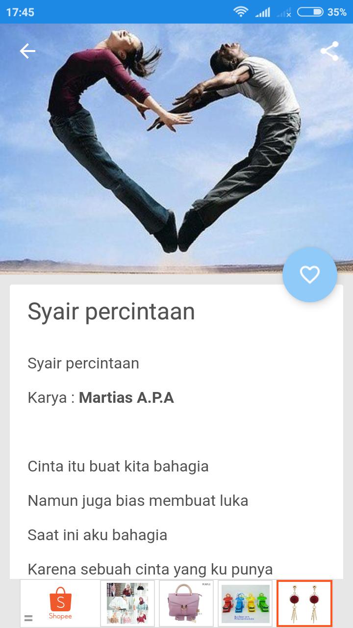Download Gratis Gambar Contoh Syair Terbaik For Android Apk Download Terbaru by Cikimm.com
