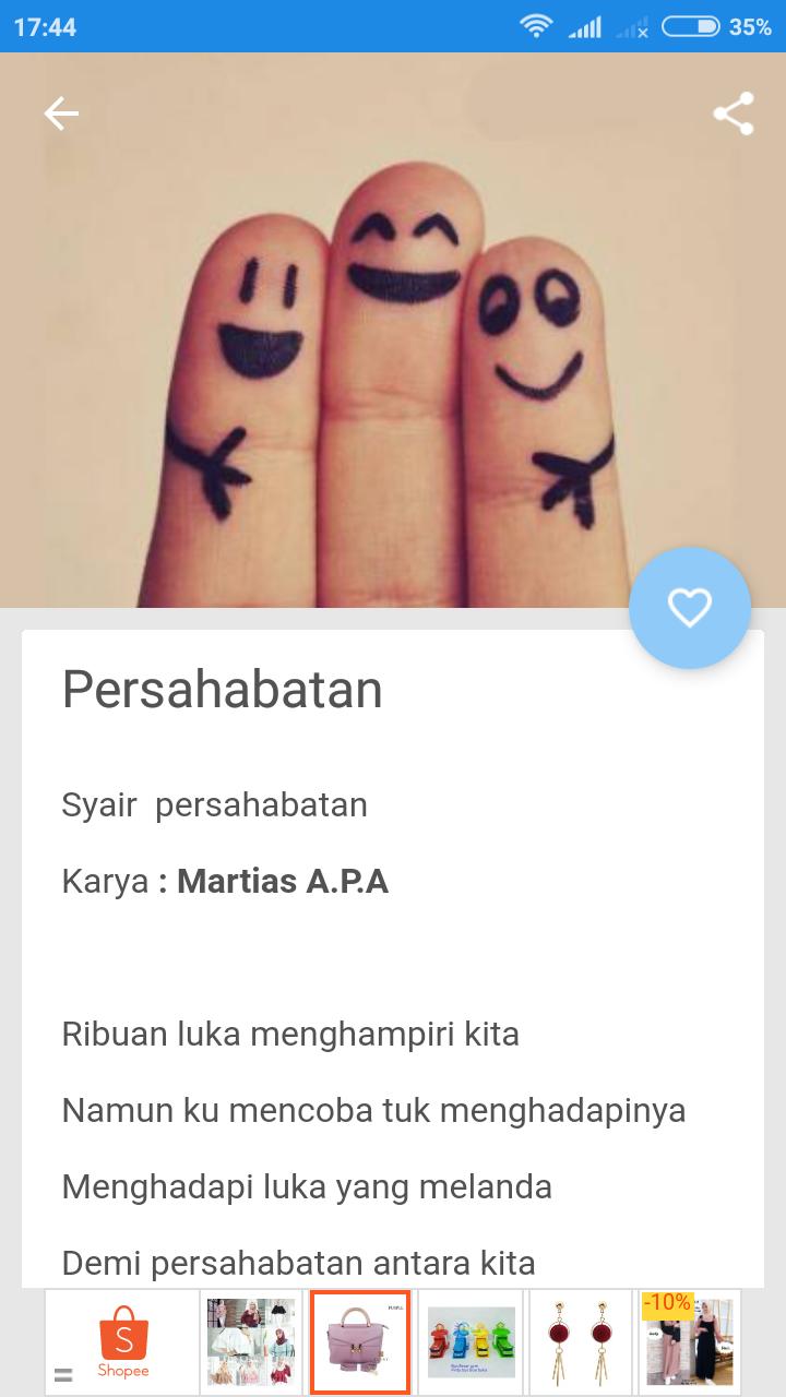 Free Gambar Contoh Syair Terbaik For Android Apk Download Terkeren by Cikimm.com