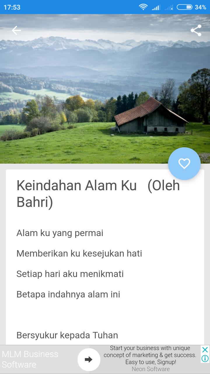  Contoh  Puisi Anak  Sd  Terbaik for Android APK Download
