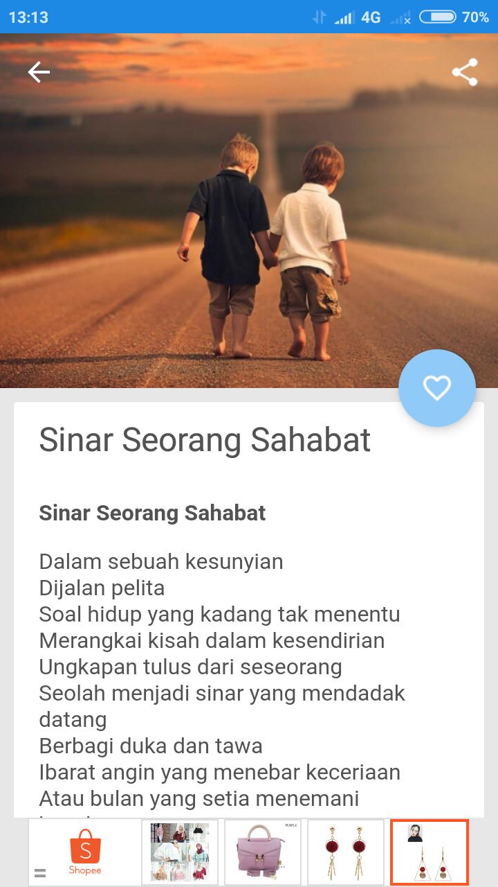 Puisi Untuk Sahabat Sejati for Android - APK Download