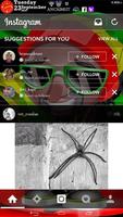 Transparent theme instagram الملصق