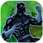 bIack Panther : Crime City Hero 图标