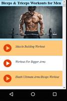 Poster Biceps & Triceps Workouts for Men