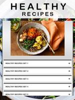 Healthy recipes Affiche