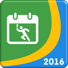 Calendário para Rio 2016 ícone