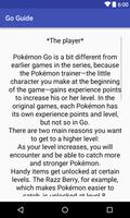 Tips for Pokemon Go تصوير الشاشة 1