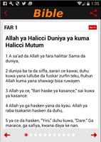 Hausa Bible اسکرین شاٹ 3