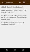 Bible Study : Bible Dictionary capture d'écran 2