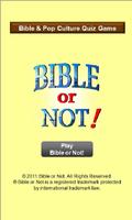 Bible or Not® Bible Quiz Game poster