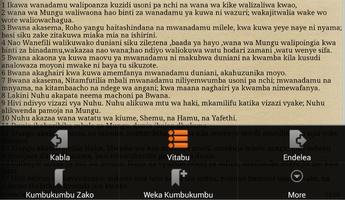 Biblia Takatifu (Holy Bible) captura de pantalla 2