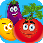 Fruits And Vegetables For Kids ไอคอน