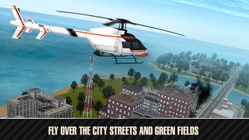 Fire Helicopter Simulator 3D स्क्रीनशॉट 1