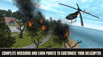 Fire Helicopter Simulator 3D تصوير الشاشة 3