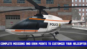 Police Helicopter Simulator 3D ảnh chụp màn hình 2