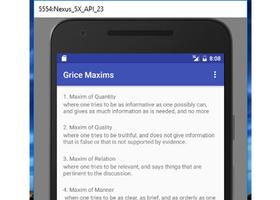 Grice Maxims screenshot 2