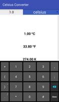 Celsius Fahrenheit Kelvin Conv ภาพหน้าจอ 1
