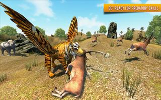 Flying Tiger - Wild Simulator اسکرین شاٹ 2