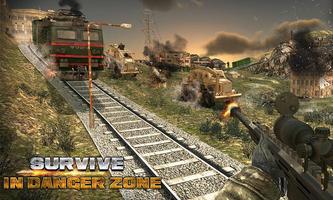 Sniper Train Shooter Sim Affiche
