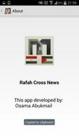 Rafah Crossing News screenshot 3