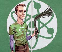 Sheldon's Whip of Big Bang Affiche