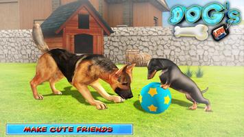 DOGS LIFE : Free Dog Games Affiche