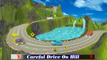Mountain Bus Real Driving: Hill Simulator اسکرین شاٹ 1