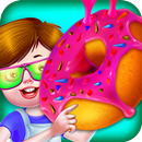 Pabrik donat Pembuat toko Koki gila APK