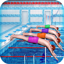 corrida de piscina jogos para Meninas APK