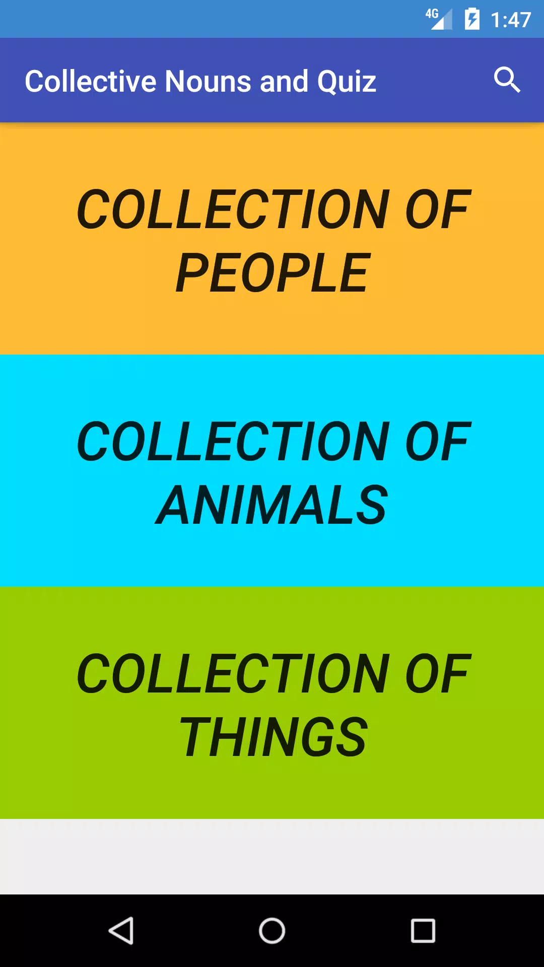 Collective Nouns and Quiz APK for Android Download Collective Nouns and Quiz APK for Android Download