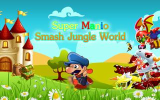 Super smash manio jungle world পোস্টার