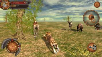 Tiger Adventure 3D Simulator Affiche