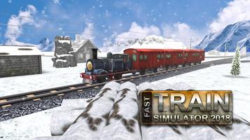 Fast Train simulator 2018 تصوير الشاشة 1