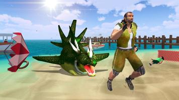 Shark Dragon Simulator syot layar 1