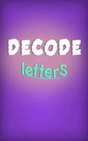 Decode Letters Affiche