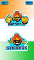 Indian Emoticons Affiche