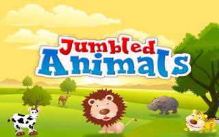 Jumbled Animals Poster