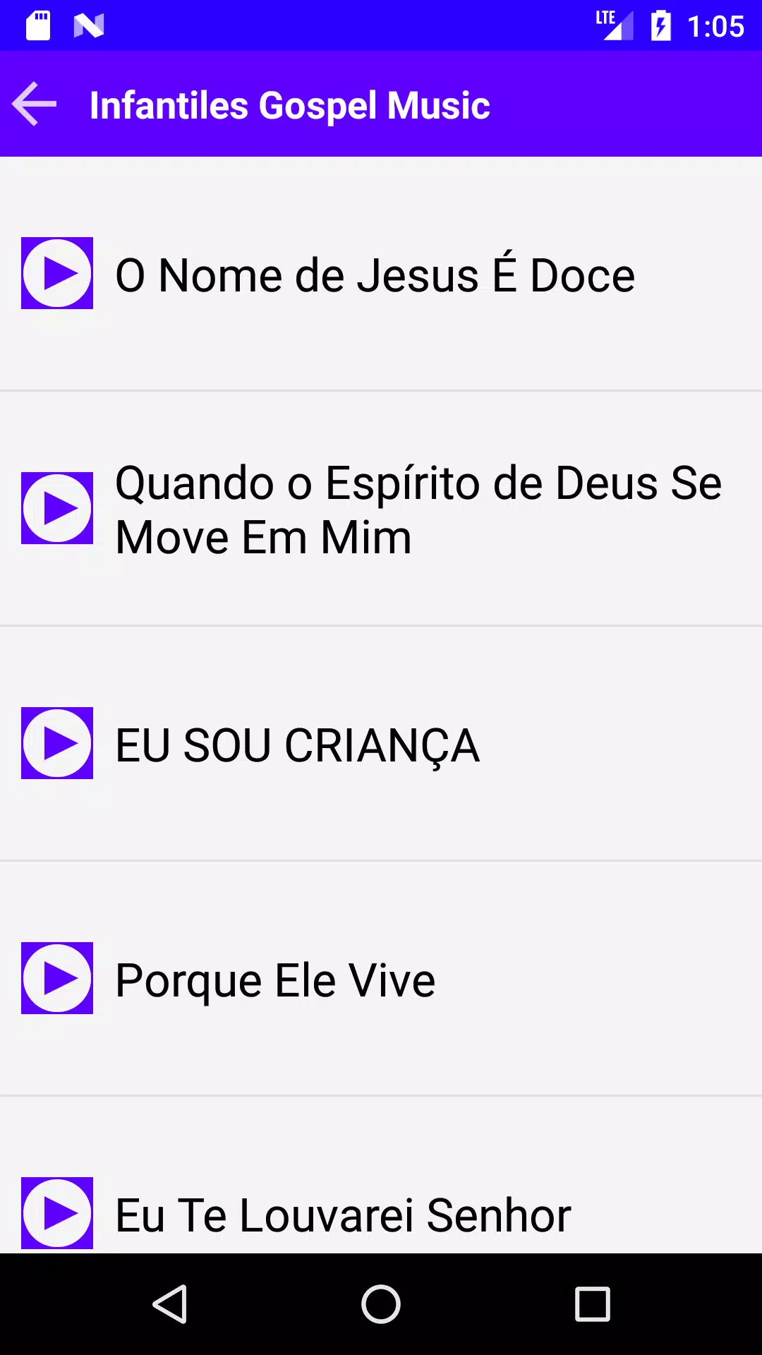 Infantiles Gospel Music Lyrics APK for Android Download