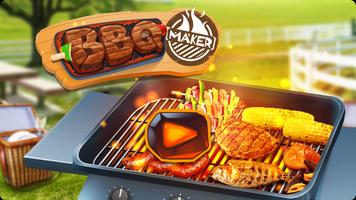 BBQ Grill Cooker-Cooking Game Cartaz