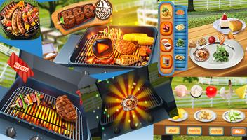BBQ Grill Cooker-Cooking Game imagem de tela 1
