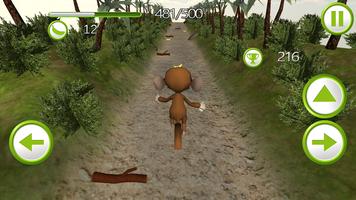 Monkey Jungle Banana Rush 3D تصوير الشاشة 1