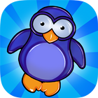 Penguin Parachute Sky Downfall icon