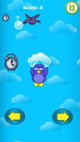 Penguin Parachute Sky Downfall اسکرین شاٹ 1