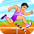 Summer Sports Hurdle Athletics أيقونة