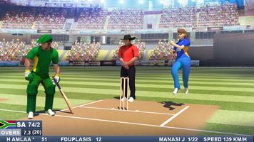 Cricket Games - Boys Vs Girls  Affiche