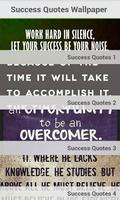 Success Quotes Wallpaper poster