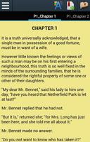 Pride and Prejudice eBook syot layar 3