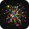 Flying Colored Particles LWP APK