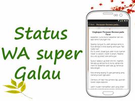 Status WA Super Galau captura de pantalla 1
