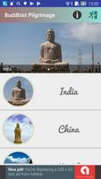 Buddha pilgrimage sites Affiche